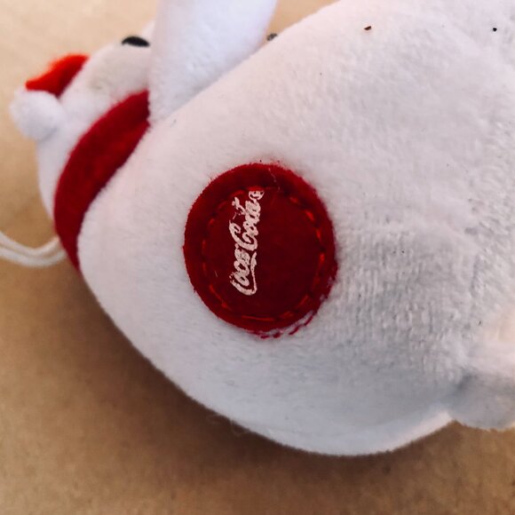 RARE Coca-Cola x Domino's Polar Bear Plush 2023 Promo Collectible – 4.5” - Picture 3 of 3